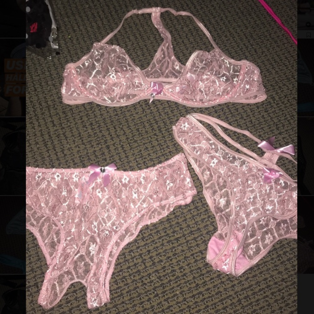Light pink stripper set